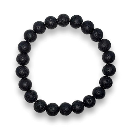 Lava Stone Bead Bracelet - Click Image to Close